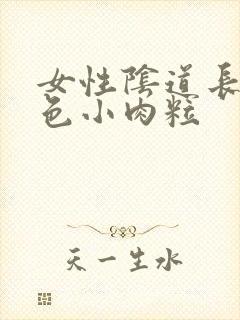 女性阴道长了红色小肉粒