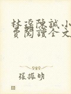 林瑶陈诚小说免费阅读全文最新章