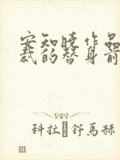 安知晓作品:总裁的替身前妻可以听的