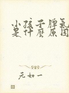 小孩子脾气暴躁是什么原因