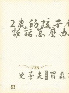 2岁的孩子都不说话怎么办