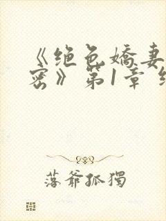 《绝色娇妻的秘密》第1章 继续读