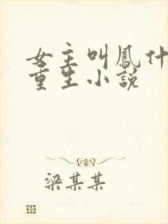 女主叫凤什么的重生小说