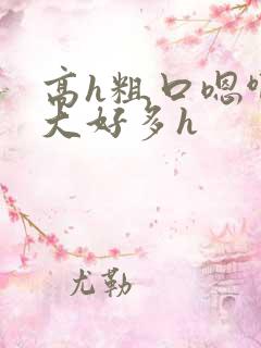 高h粗口嗯啊好大好多h