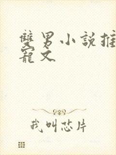 双男小说推荐甜宠文