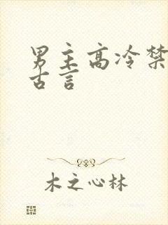 男主高冷禁欲系古言
