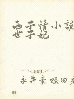 西子情小说纨绔世子妃