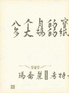 八个月的宝宝穿多大码的纸尿裤