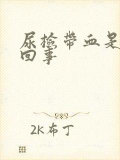 尿检带血是怎么回事