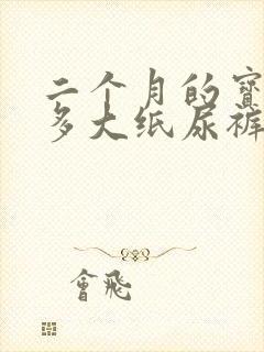 二个月的宝宝穿多大纸尿裤