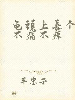 龟头上长个红点不痛不痒