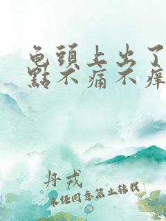 龟头上出了红点点不痛不痒的