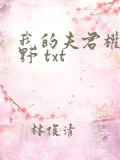 我的夫君权倾朝野 txt