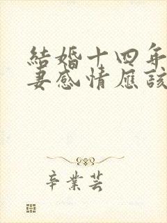 结婚十四年的夫妻感情应该怎样