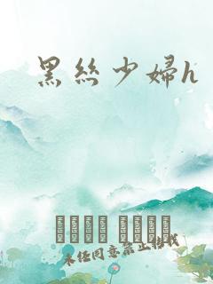 黑丝少妇h