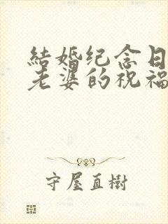 结婚纪念日写给老婆的祝福语