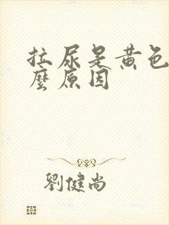 拉尿是黄色是什么原因