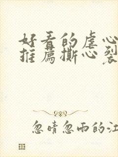 好看的虐心小说推荐撕心裂肺小说