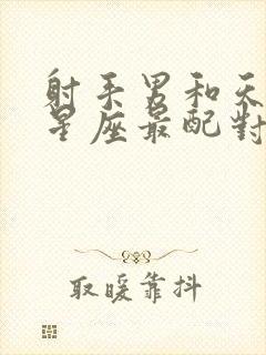 射手男和天秤女星座最配对