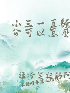 小三一直骚扰老公可以怎么处理