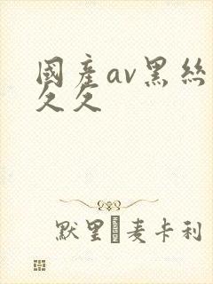 国产av黑丝久久久