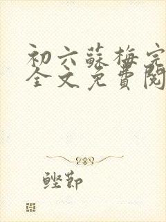 初六苏梅完整版全文免费阅读