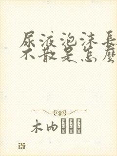 尿液泡沫长时间不散是怎么回事