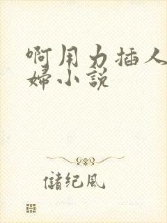 啊用力插人妻少妇小说