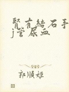 肾有结石手术双j管尿血