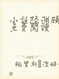 小说陆渊顾青凰免费阅读