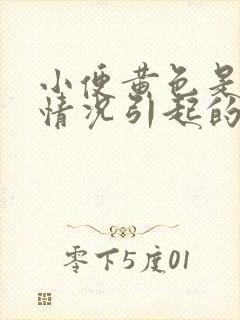 小便黄色是什么情况引起的