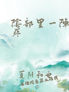 阴部里一阵一阵疼