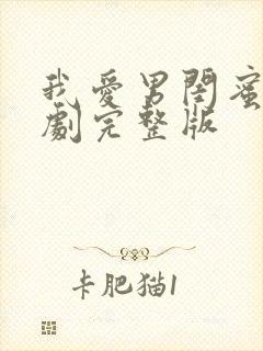 我爱男闺蜜电视剧完整版