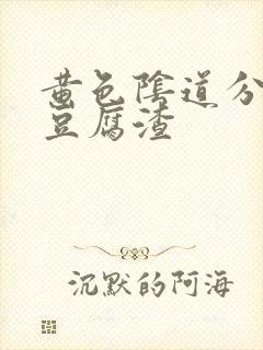 黄色阴道分泌物豆腐渣