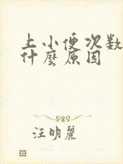 上小便次数多是什么原因