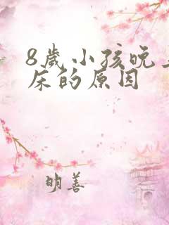 8岁小孩晚上尿床的原因