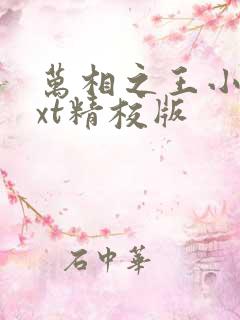 万相之王小说txt精校版