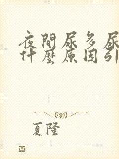 夜间尿多尿频是什么原因引起的