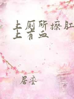 上厕所擦肛门纸上有血