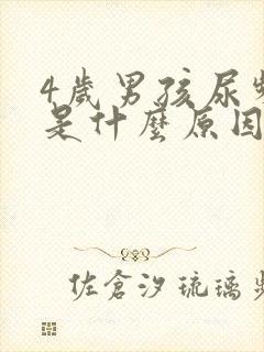 4岁男孩尿频繁是什么原因