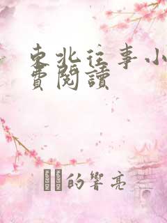 东北往事小说免费阅读