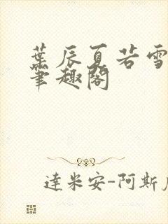 叶辰夏若雪孙怡笔趣阁