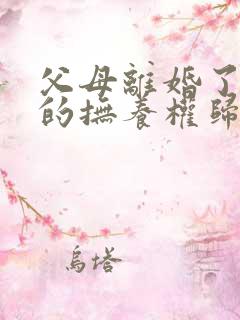 父母离婚了孩子的抚养权归谁