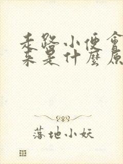 走路小便会流出来是什么原因