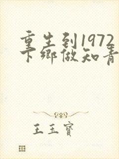 重生到1972下乡做知青陈凡