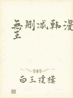 无删减韩漫双男主