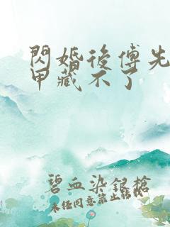 闪婚后傅先生马甲藏不了