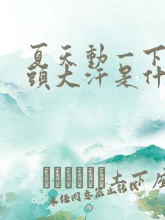 夏天动一下就满头大汗是什么原因