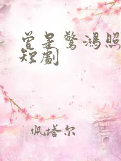 曾是惊鸿照影来短剧