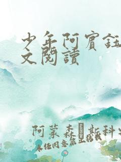 少年阿宾钰慧全文阅读